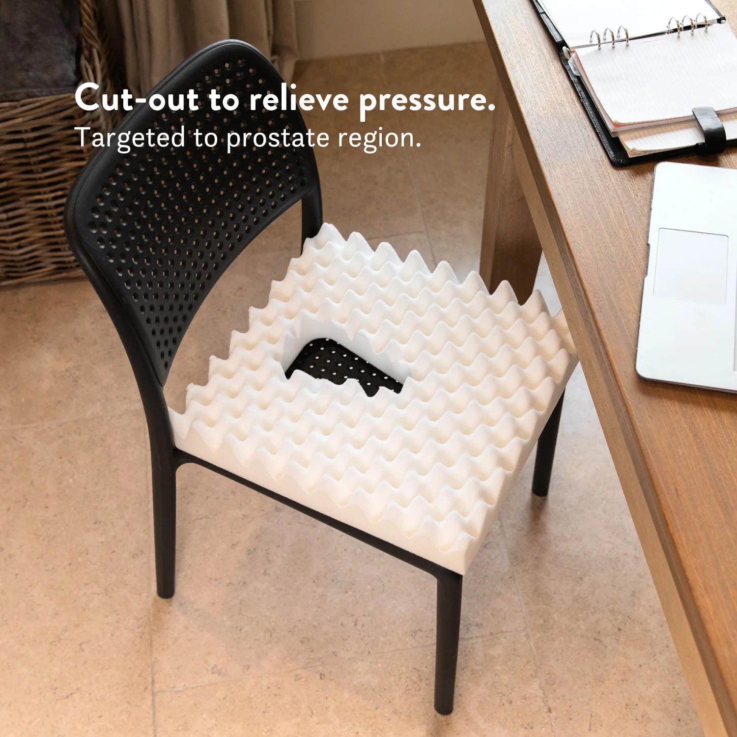 Aussparung zur Druckentlastung